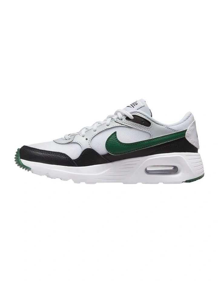 Air Max Grade School Sneakers in Blk/White