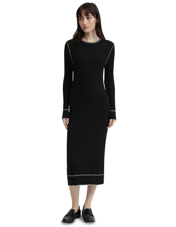 Michelle Knit Dress in Black
