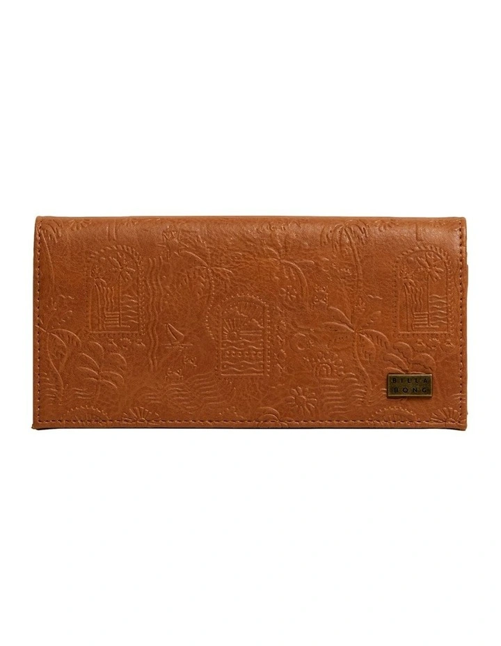 Island Sun Beach Wallet in Tan