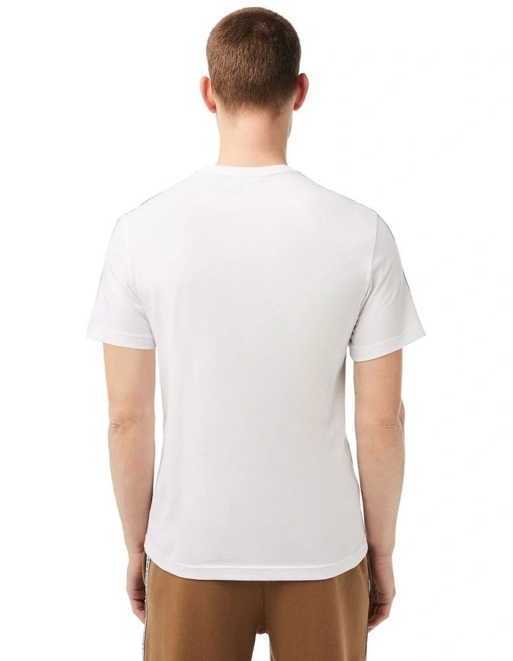 Logo Tape Jersey T-shirt in White