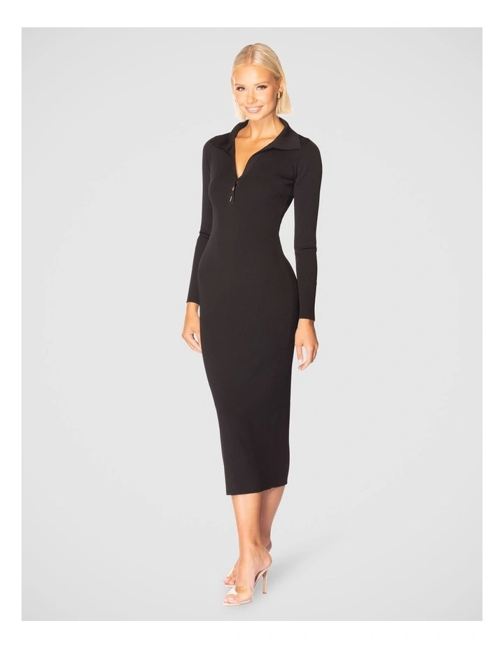 Lula Knit Dress in Black