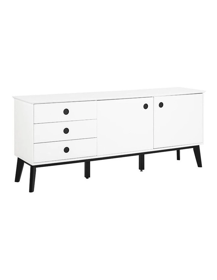 Sabine Sideboard 180cm White/Black