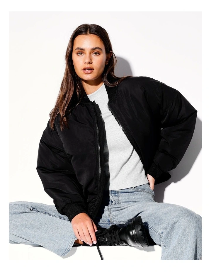 Bomber Jacket in Black