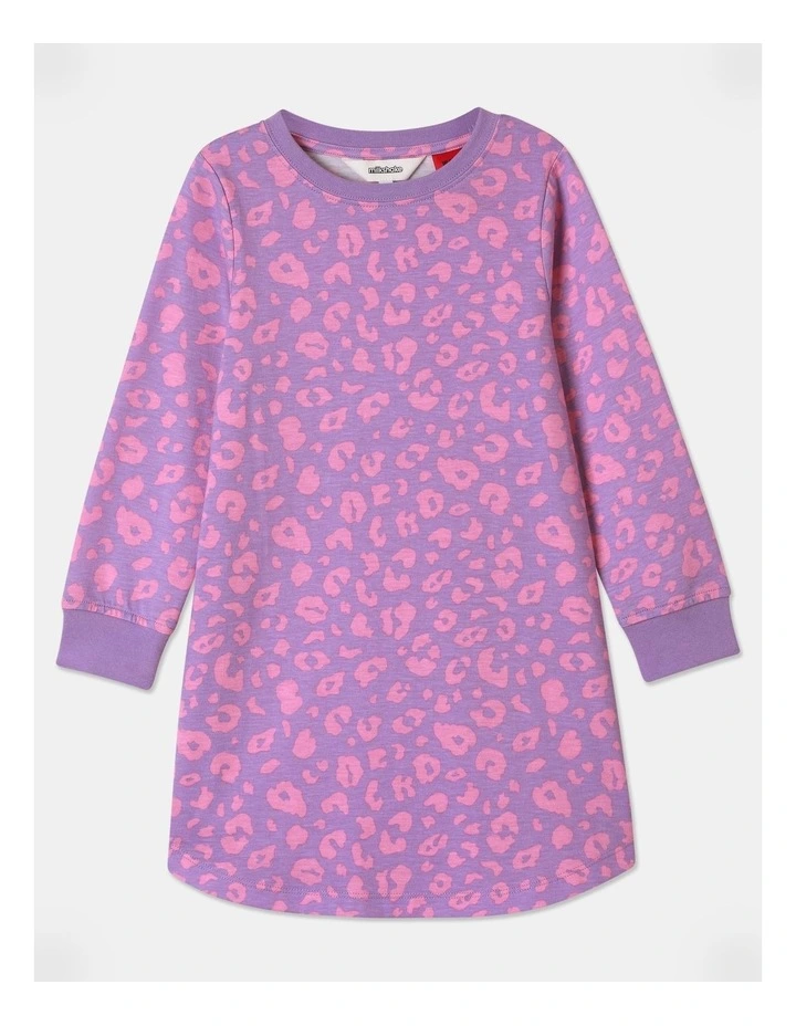 Cheetah Print Nightie in Grape