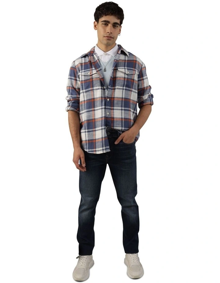 Super Soft Flannel Shirt in Blue Haven