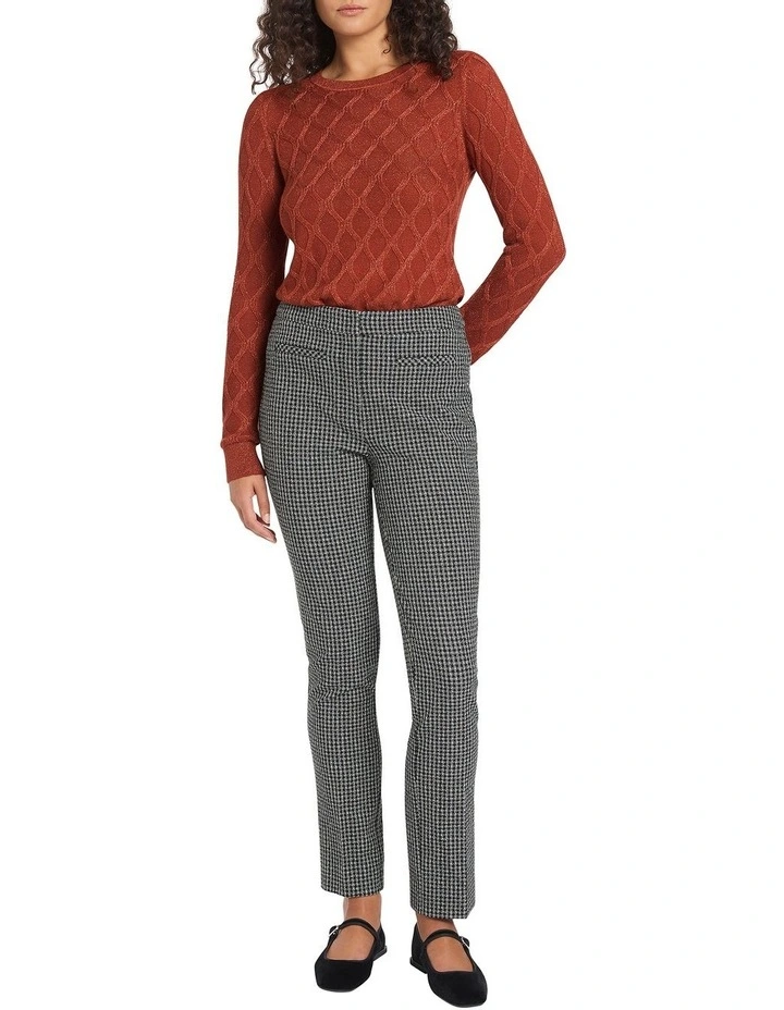 Galaxy Shimmer Knit in Brown