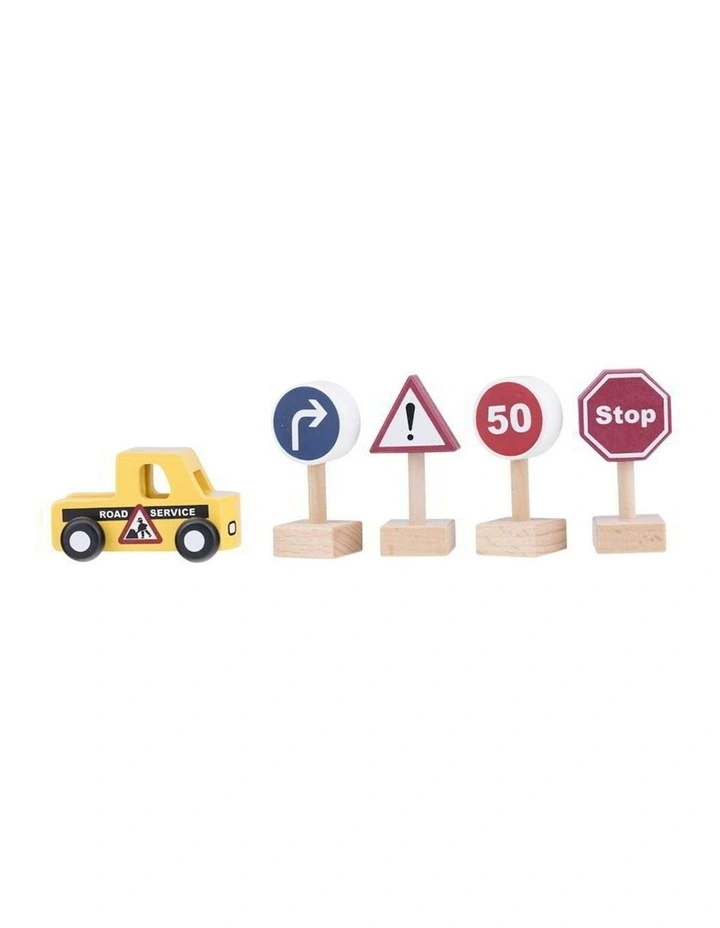 Mini Electric Road Works Car Set
