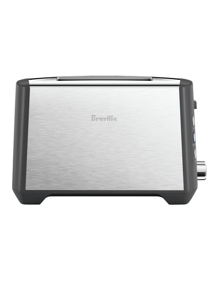 The Bit More Plus 2 Slice Toaster Brushed Stainless Steel BTA435BSS