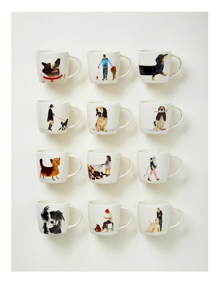 Marc Martin BFF Mug 400ML Walking The Dog Gift Boxed