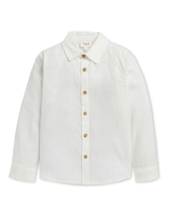 Core Linen Shirt in Canvas