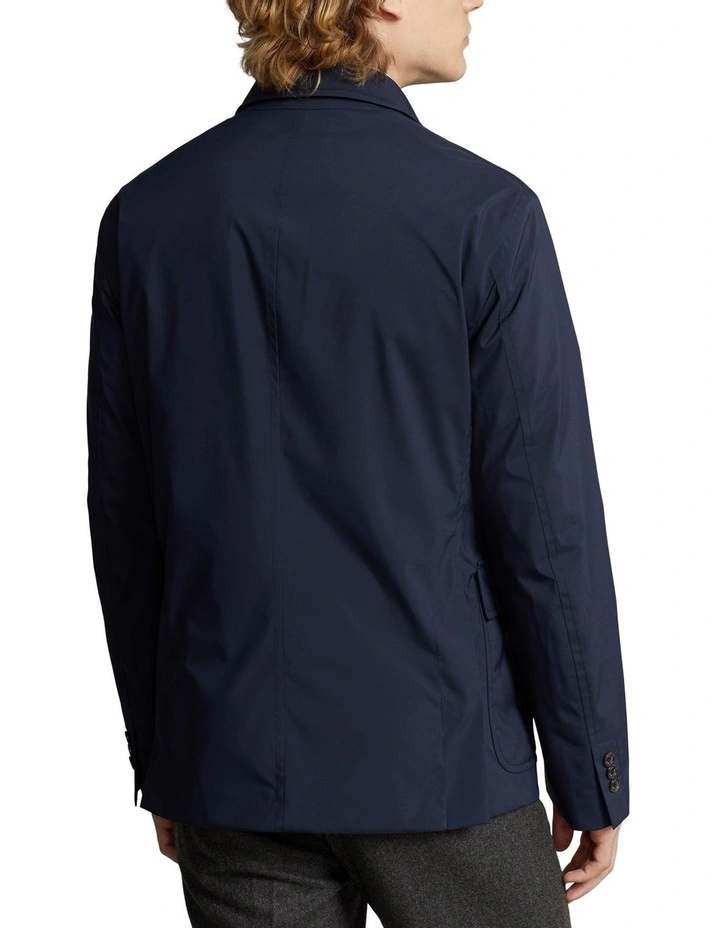Randolph Taffeta Jacket in Navy