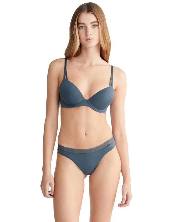 Seductive Comfort Light Thong in Grey
