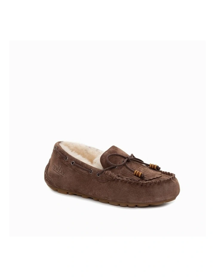 Hannah Moccasins in Chocolate
