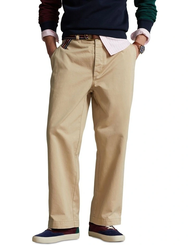 Burroughs Big Fit Chino Pant in Beige