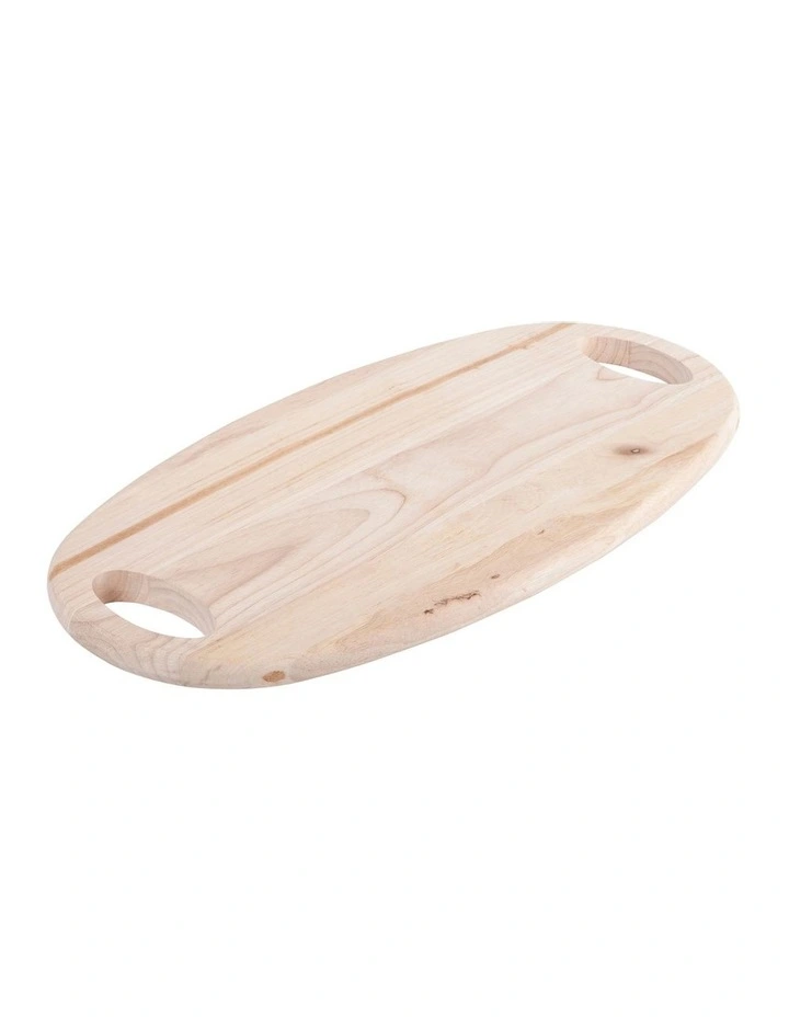 Graze Oval Serving Board 48x25x2cm in Natural