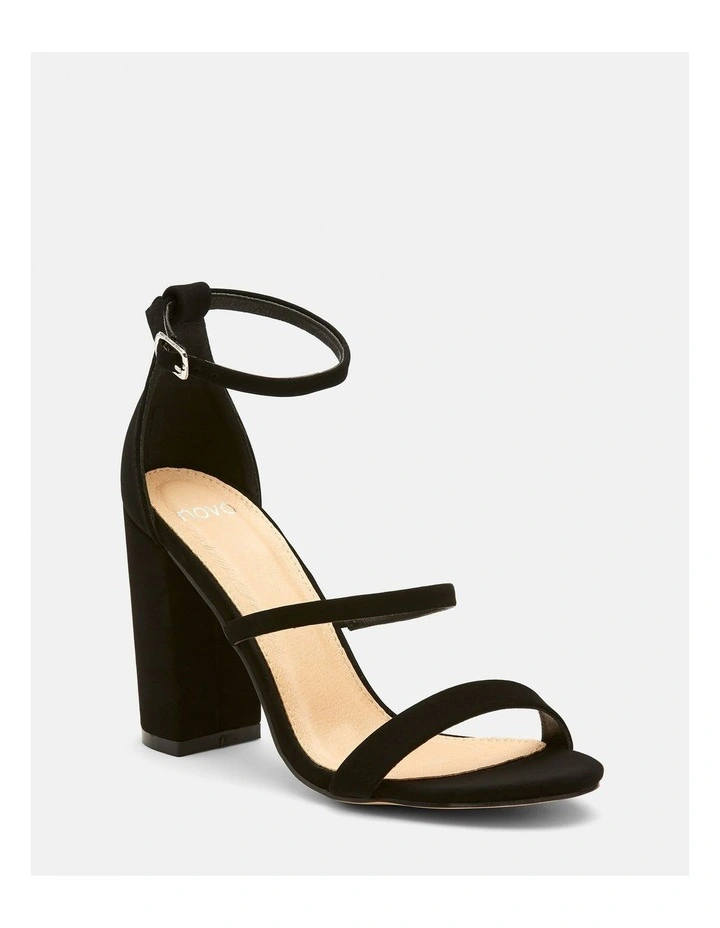 Montague Heels in Black