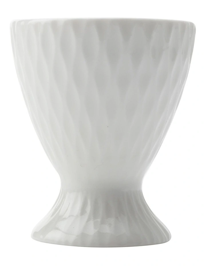 Basics Diamonds Egg Cup in White