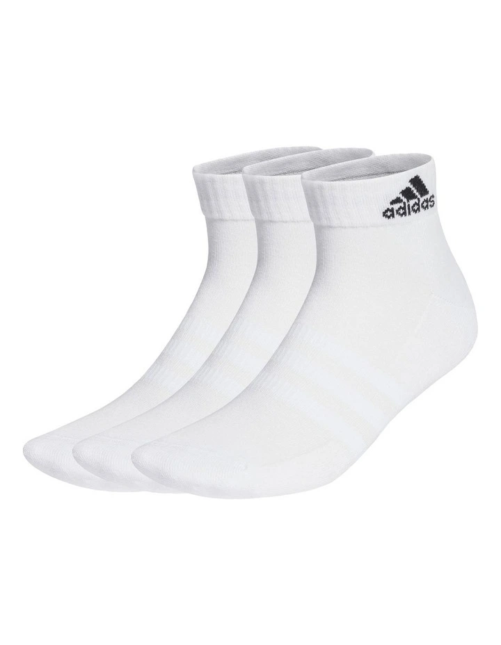 Ankle Sock 3 Pack in White
