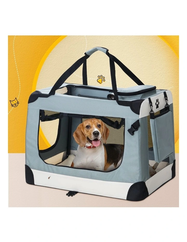 Portable Pet Carrier 2XL in Blue