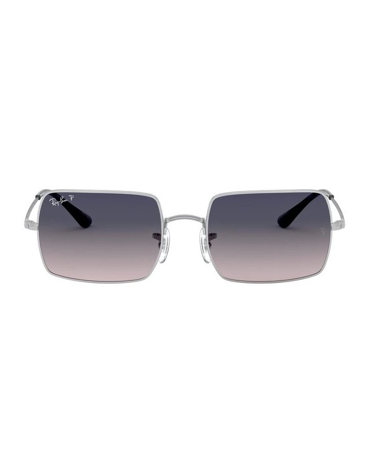 Rectangle 1969 Silver RB1969 Polarised Sunglasses