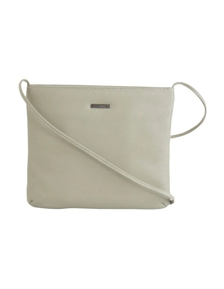 Daisy Leather Crossbody Bag in Khaki
