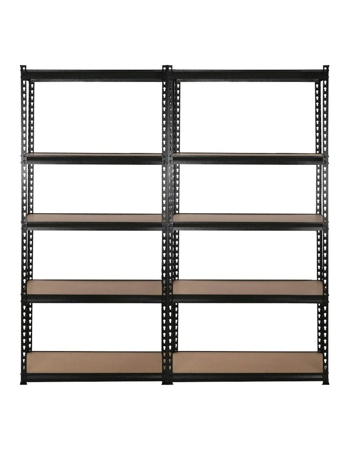 Garage Shelving 4x1.8m in Black/Brown