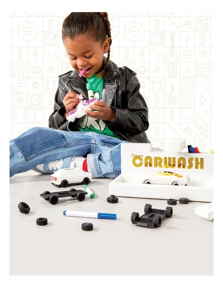 Custom Rides Car Colouring Playset 37 Piece