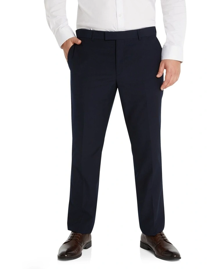 Raymond Slim Elastic Pant in Navy