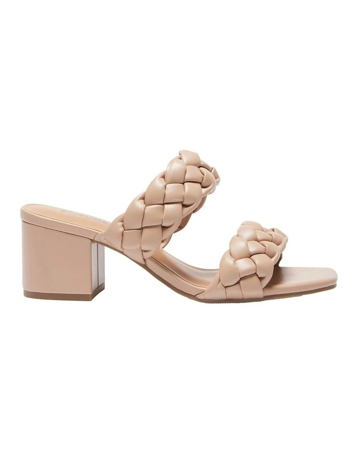 Remi Smooth Sandals In Blush