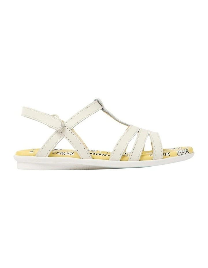 Twins Zebra Sandals in White