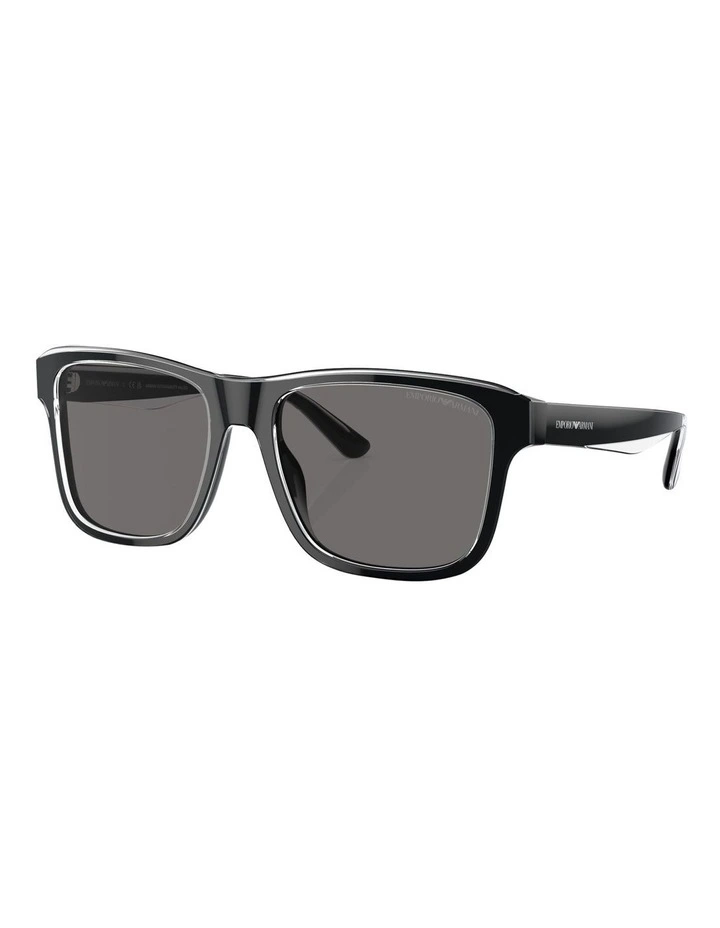 Polarized EA4208 Sunglasses in Black