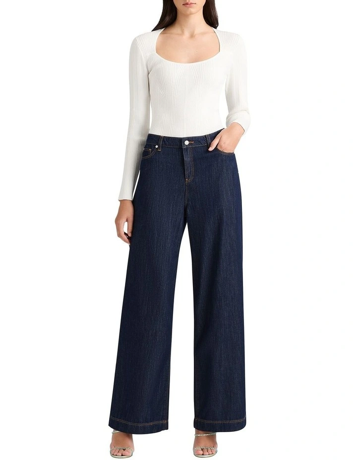 Renee Knit Top in Ivory