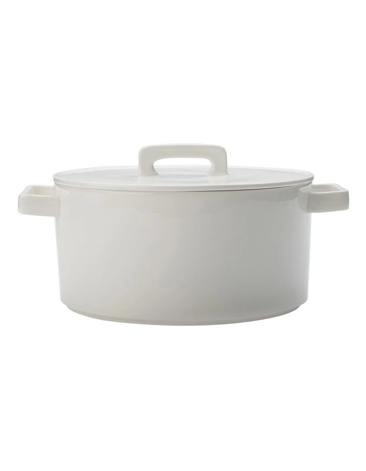 Round Casserole 2.6L in White