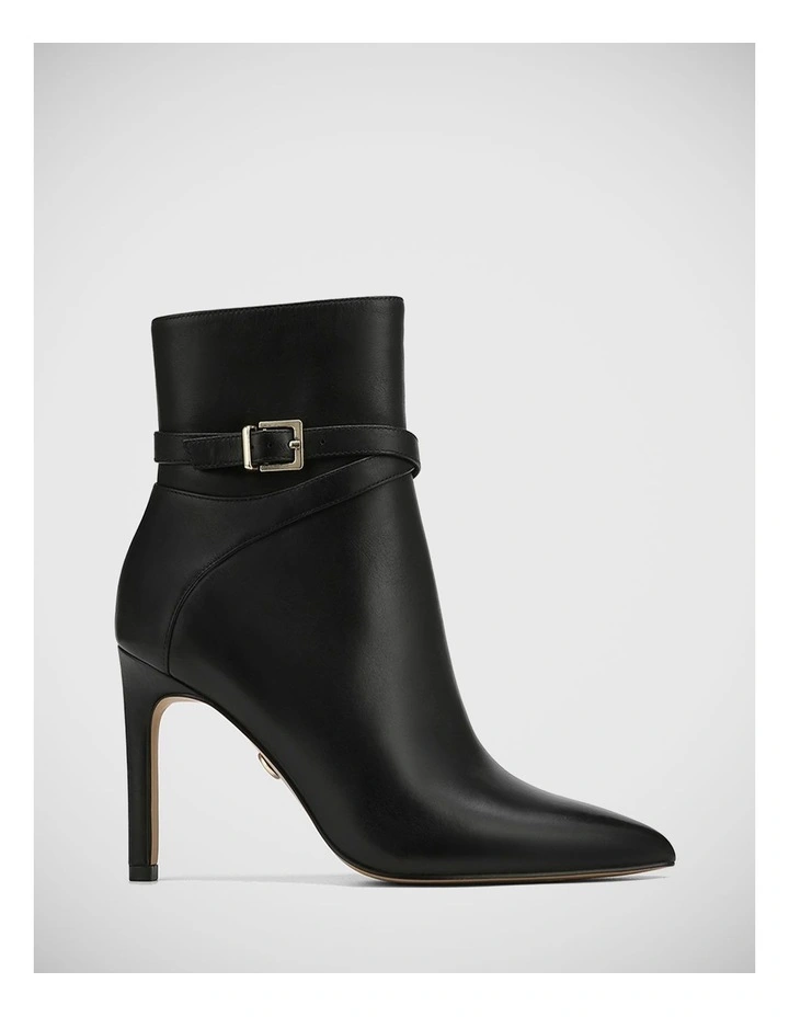 Hawke Leather Ankle Boot in Black