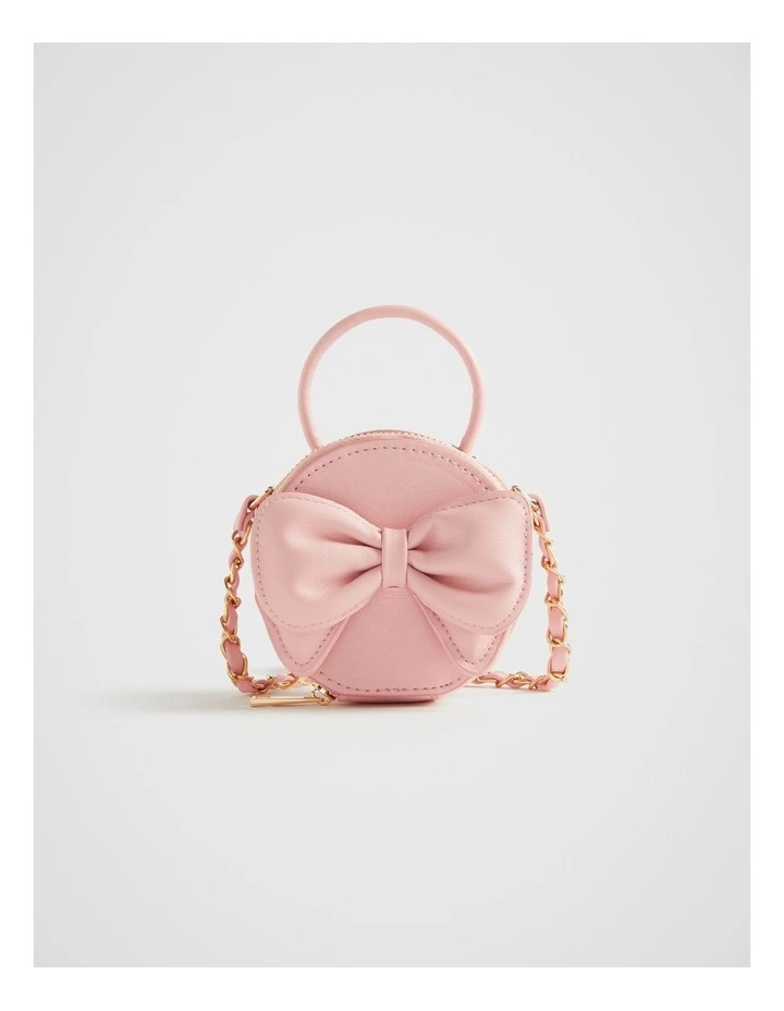 Mini Bow Cross Body in Dusty Rose
