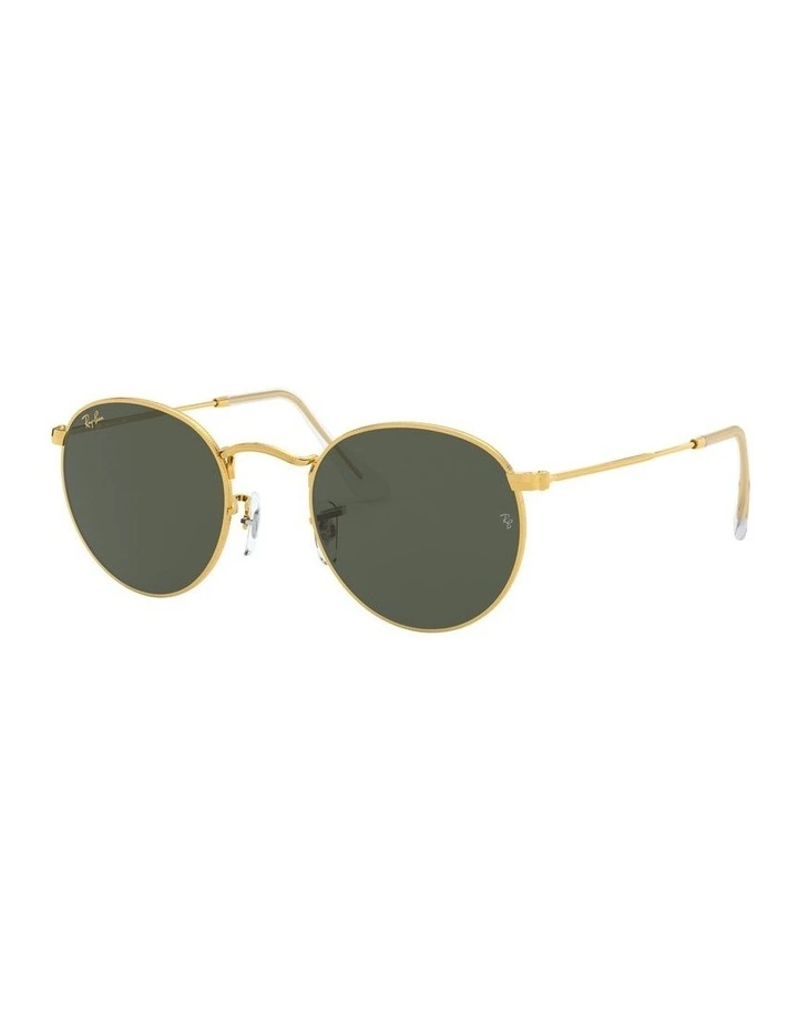 Round Metal Legend Gold Gold RB3447 Sunglasses