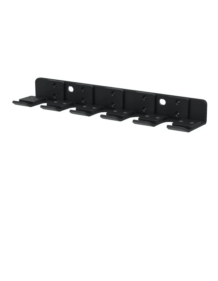 Vertical Barbell 5 Wall Mount in Black