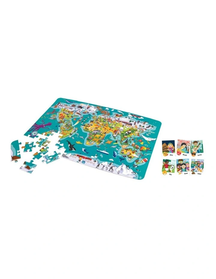 2-in-1 World Tour Puzzle and Game