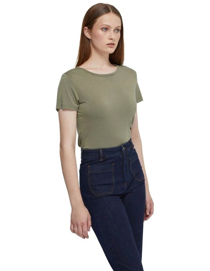 Imogen T-shirt in Olive