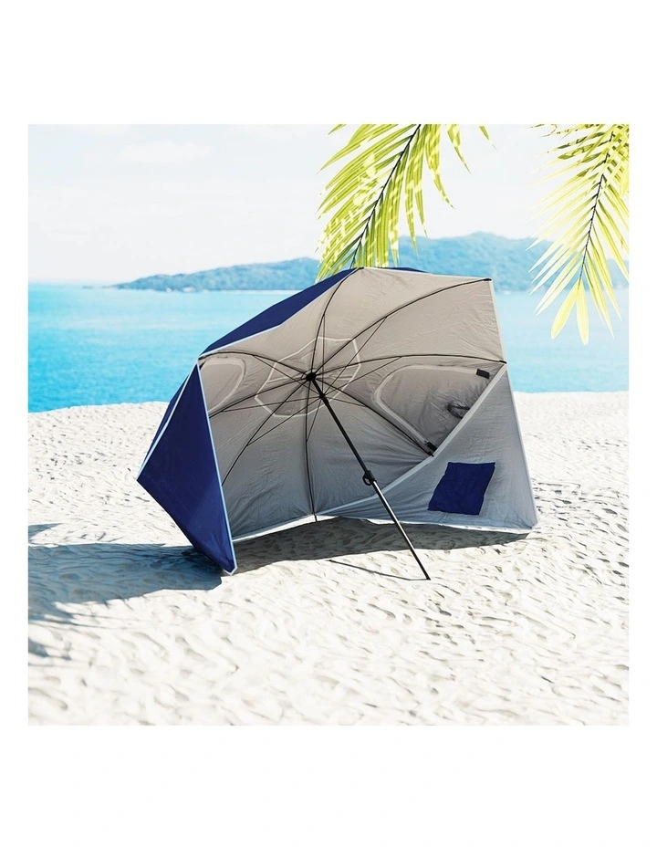 Canpoy Beach Umbrella in Blue