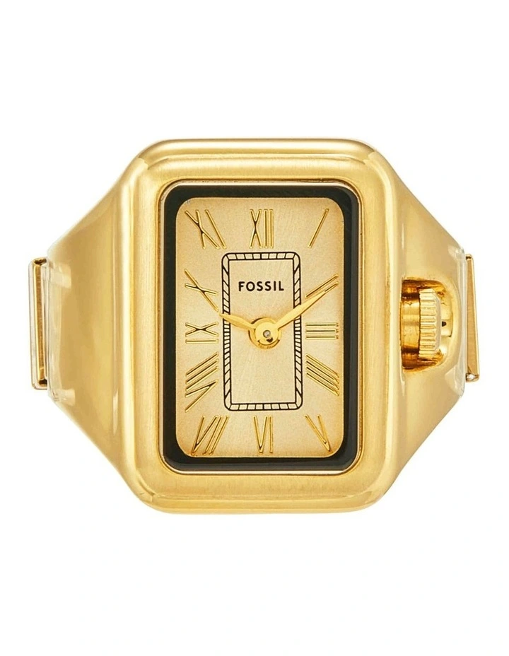ES5343 Raquel Watch Ring Analogue Watch in Gold-Tone