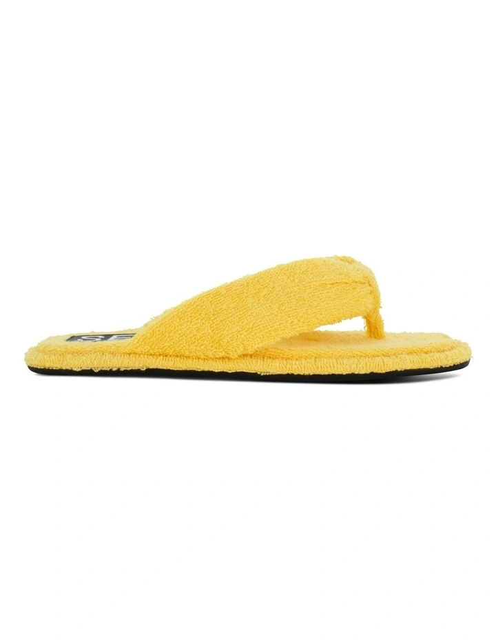Izzy Flat Sandals in Yellow