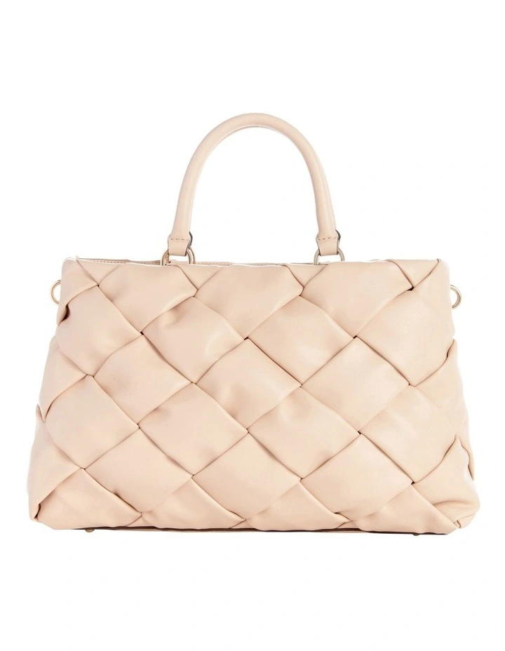 Zaina Girlfriend Satchel Bag in Stone
