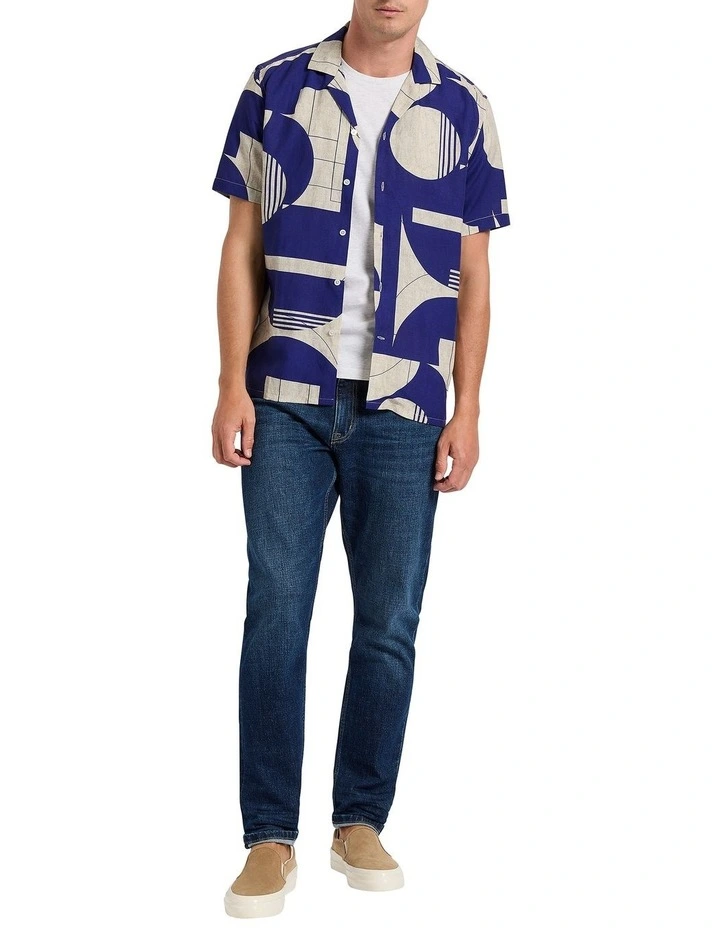 Always A-round Shirt in Navy Multi