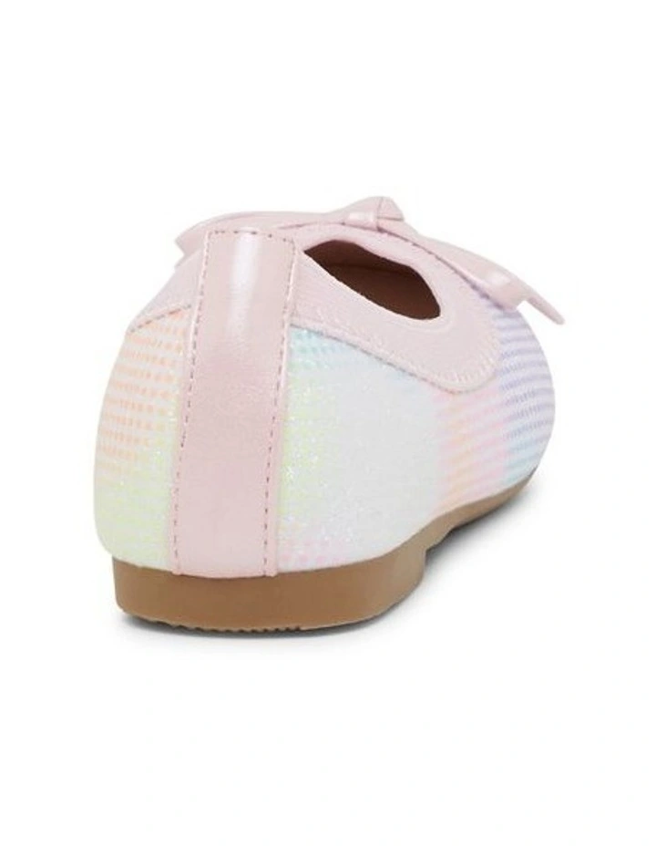 Cherry Glitter Ballet Shoes in Rainbow