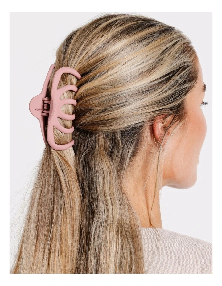 2 Pack Octopus Claw Clip in Pink