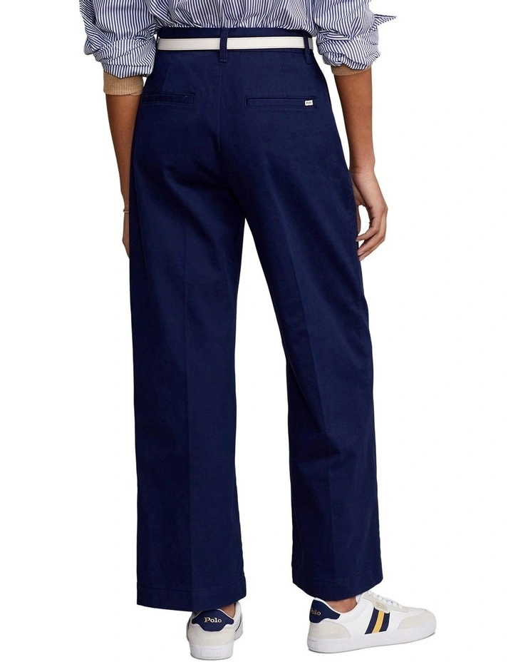 Chino Wide-Leg Pant in Navy