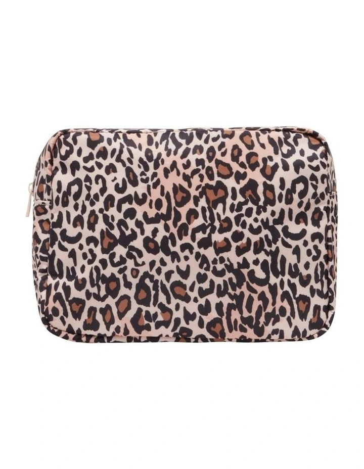 Large Cos Pouch in Leopard
