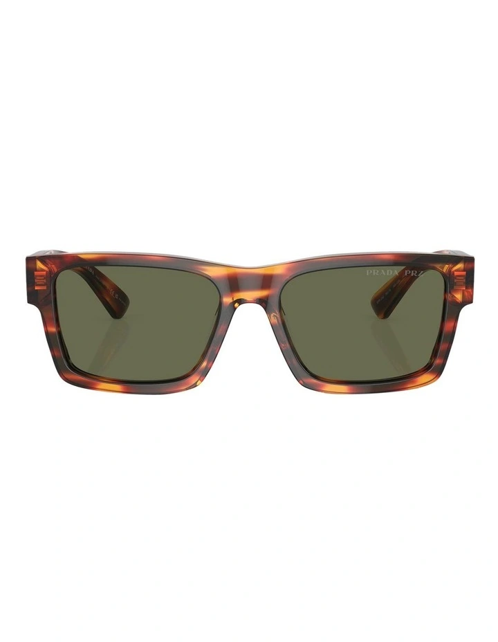 PR 25ZS Polarised Sunglasses in Red
