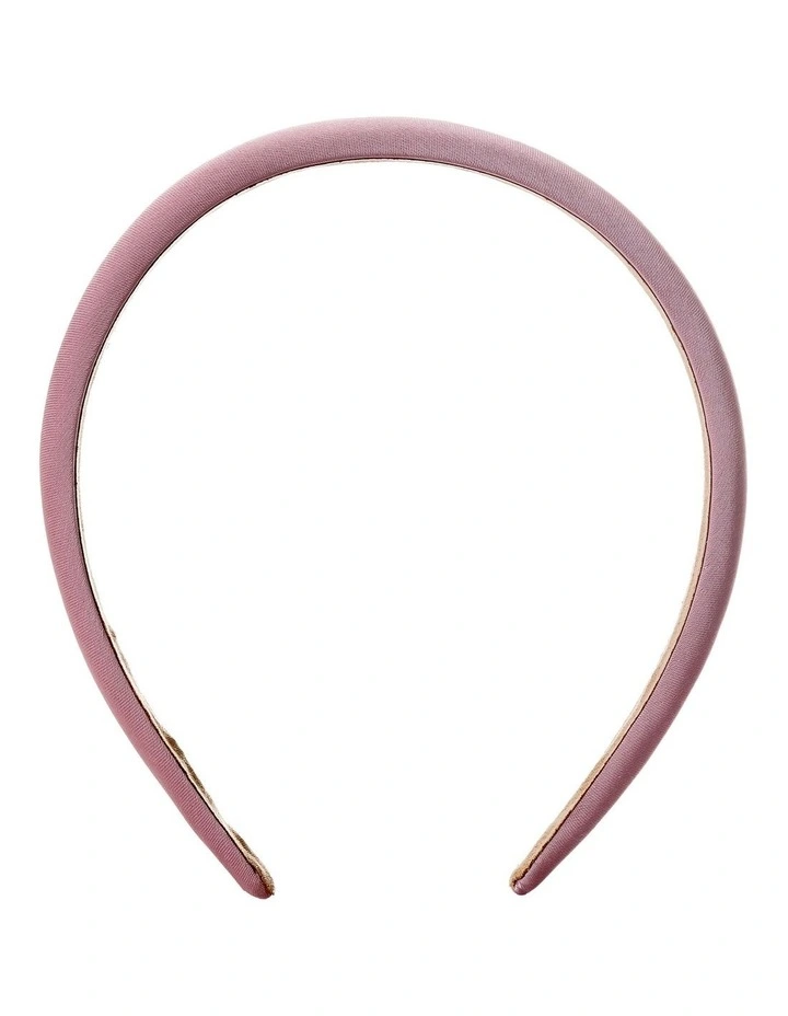 Thin Fabric Headband in Pink